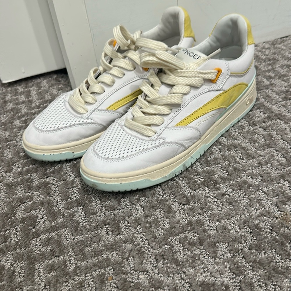 Oncept Women's White Yellow Sneakers- sz7.5